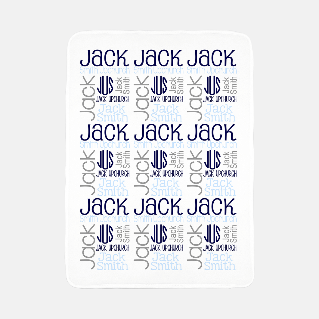 Personalized Fleece Baby Blanket - The Little Arrows