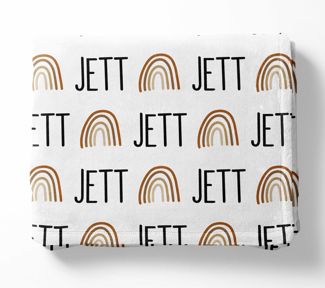 Personalized Blanket - Rainbows