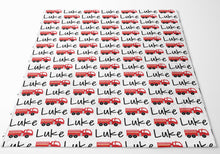 Load image into Gallery viewer, Personalized Blanket - Firetruck
