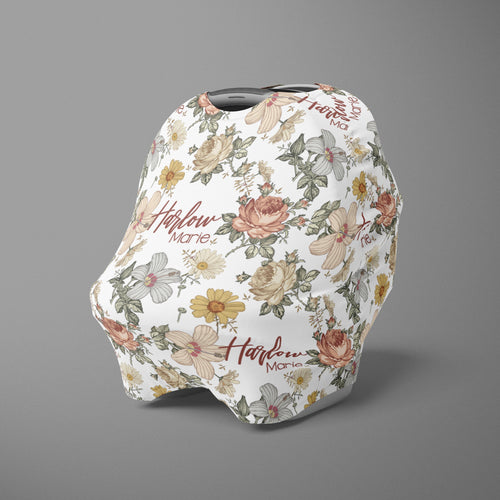 Car Seat Cover / Multi Use Cover - the Harlow collection - The Little Arrows