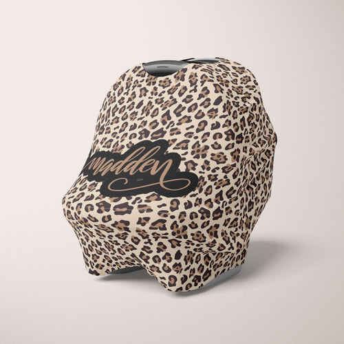 Car Seat Cover / Multi Use Cover - Leopard - The Little Arrows