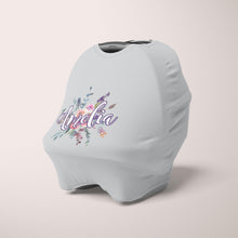 Load image into Gallery viewer, Car Seat Cover / Multi Use Cover - Floral Bouquet - The Little Arrows
