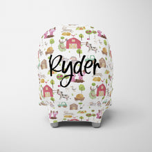 Load image into Gallery viewer, Car Seat Cover / Multi Use Cover - Ryder&#39;s Farm - The Little Arrows
