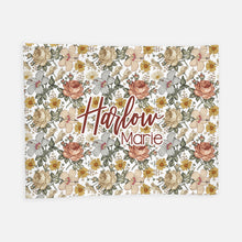 Load image into Gallery viewer, Personalized Blanket - Vintage Floral
