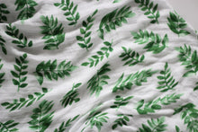 Load image into Gallery viewer, Leaf Muslin Blanket - The Little Arrows
