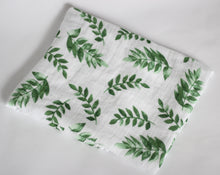 Load image into Gallery viewer, Leaf Muslin Blanket - The Little Arrows
