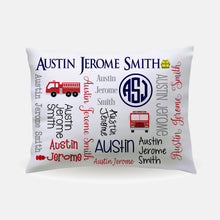 Load image into Gallery viewer, Pillow Case - All Over Firetruck
