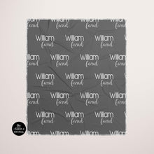 Load image into Gallery viewer, Personalized Jersey Knit Swaddle - The Little Arrows
