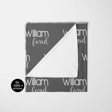 Load image into Gallery viewer, Personalized Jersey Knit Swaddle - The Little Arrows
