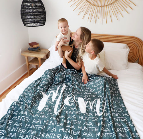 Mom Blanket - Mom Gift - Mothers Day Gift - Personalized Mom Blanket - Personalized Blanket - Gifts for Grandma - Blanket - Grandma Gift
