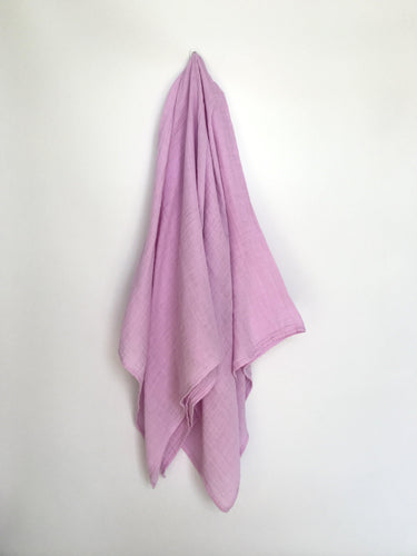 *Solid Pink Swaddle - The Little Arrows