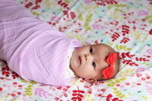 Load image into Gallery viewer, *Solid Pink Swaddle - The Little Arrows
