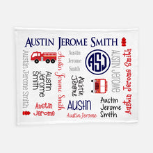 Load image into Gallery viewer, Personalized Blanket - All Over Fire
